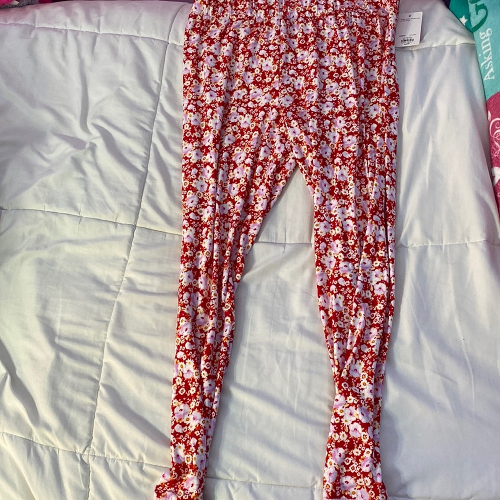 Sonoma Intimates Floral Leggings Size Large